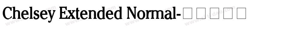Chelsey Extended Normal字体转换